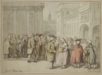 Un gruppo disegnato a Roma